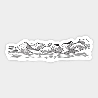 Volcano Sticker